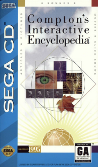 Compton's Interactive Encyclopedia Sega CD US box art